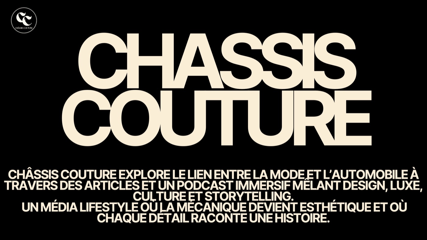Châssis Couture, première page du deck